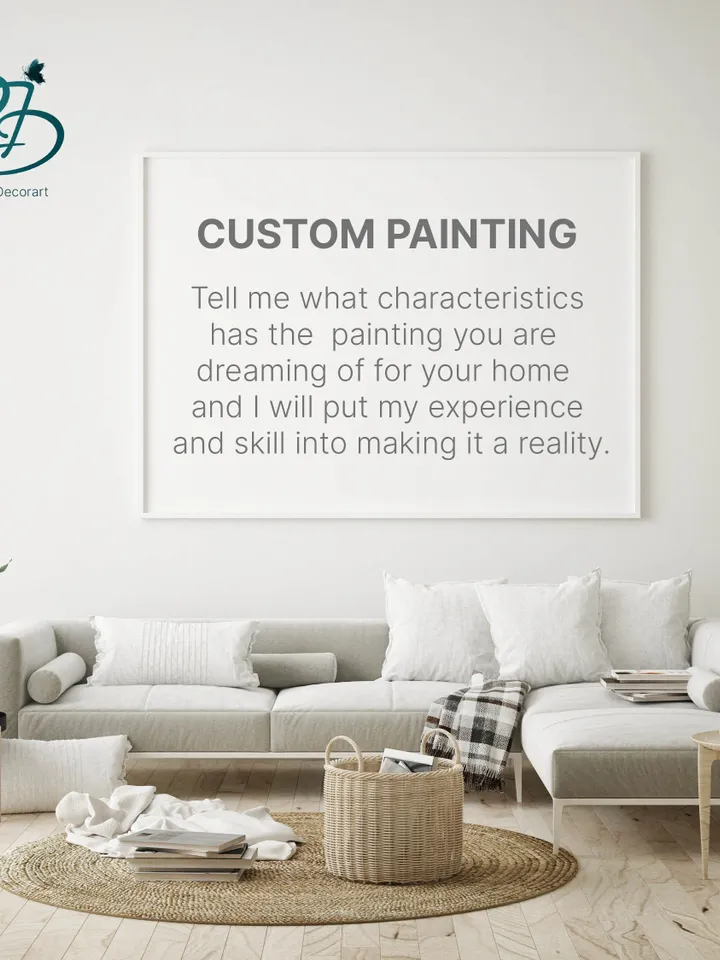 Custom Painting From Photo, Commission Painting, Painting From Photo on Canvas, Made to Order Original Painting, Abstract Paintings