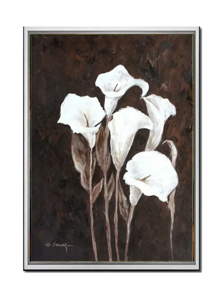 Lily  Print on Canvas , Floating Frame Option, Modern Wall Art, Extra Large Canvas Wall Art