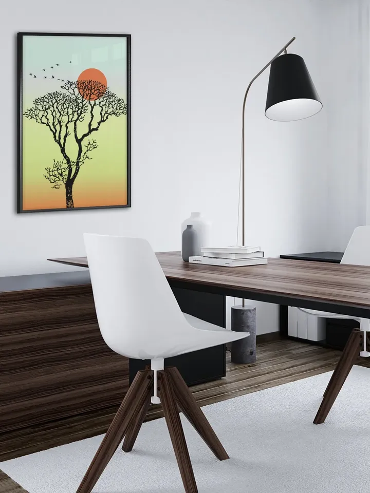 Tree Art Canvas, Large Canvas Art, Tree Wall Art