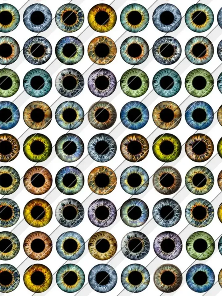 Doll Eyes, Realistic Irises Download, Digital eyes Collage, Sheets Printable, Realistic Eyes , Blythe Doll Eyes
