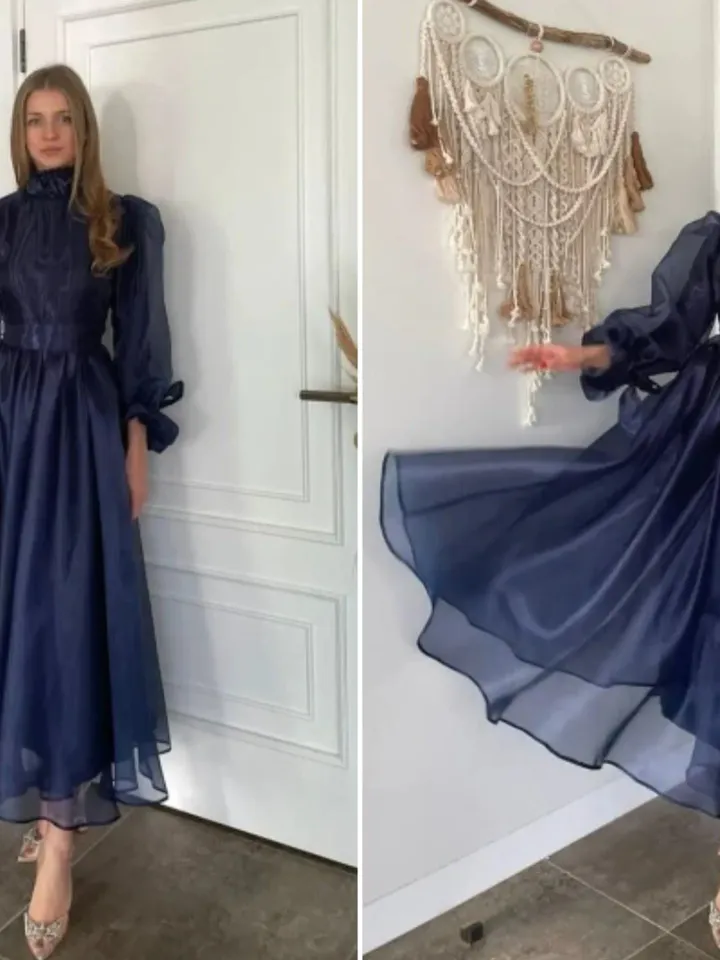 AHUNARE HIJAB - Wedding Dress, Muslim Evening Gown, Nikah, Islamic Wedding, Engagement, Bridesmaid