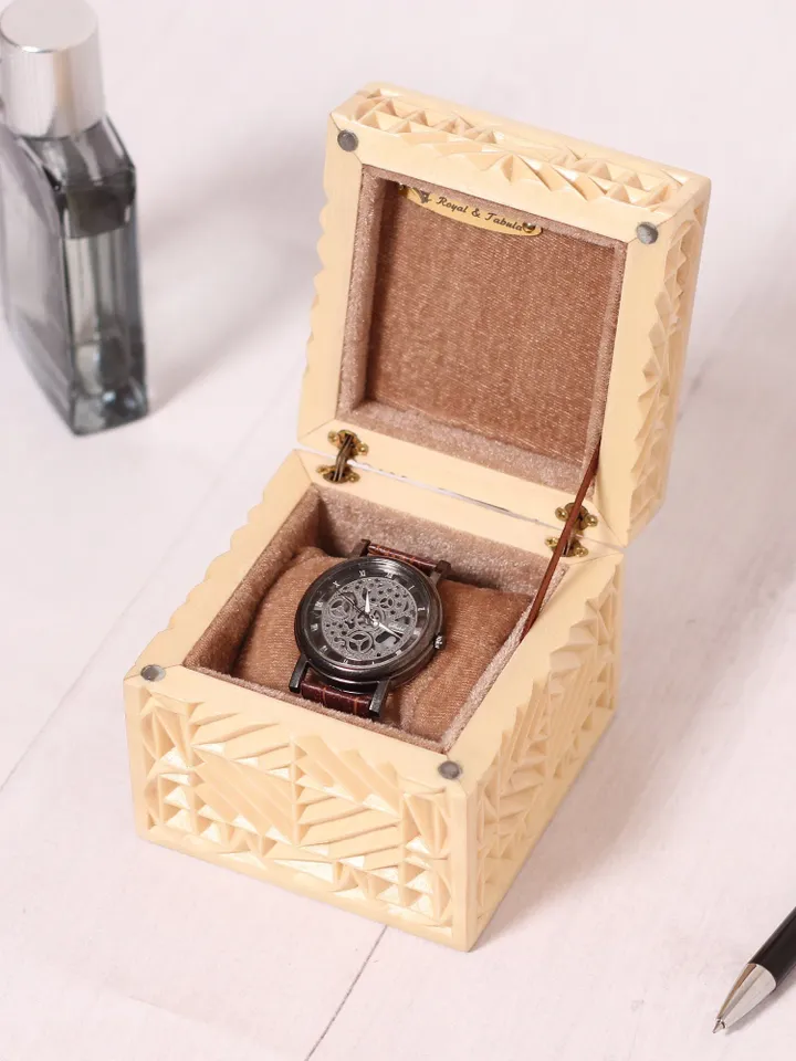 Small Wooden Jewelry box, Small gift Wooden Watch Box
