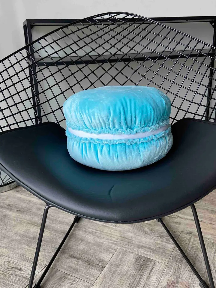 Macaron pillow sky blue / macaron pillow / plush macarons / macaroons cushion / french macaron