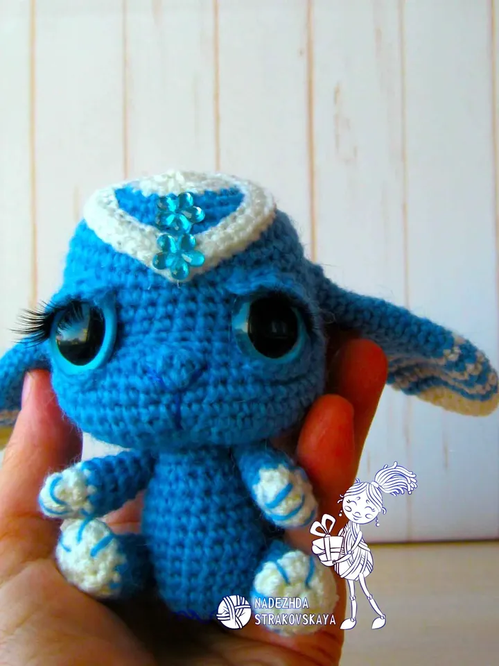 TUTORIAL: Kawaii style Bunny cute little crochet pattern*