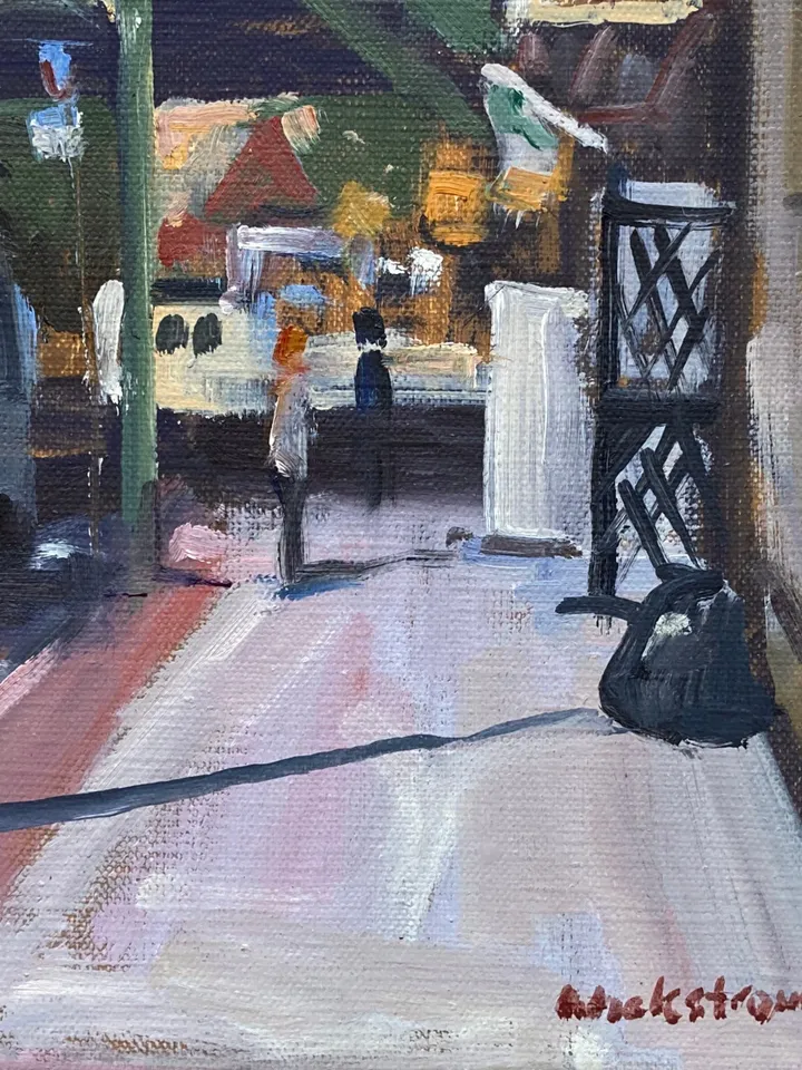 Large Bronx Cityscape Painting - From 238th Street/NYC - 18x24 Oil on Linen, New York Plein Air Impressionist Fine Art, Signed Original