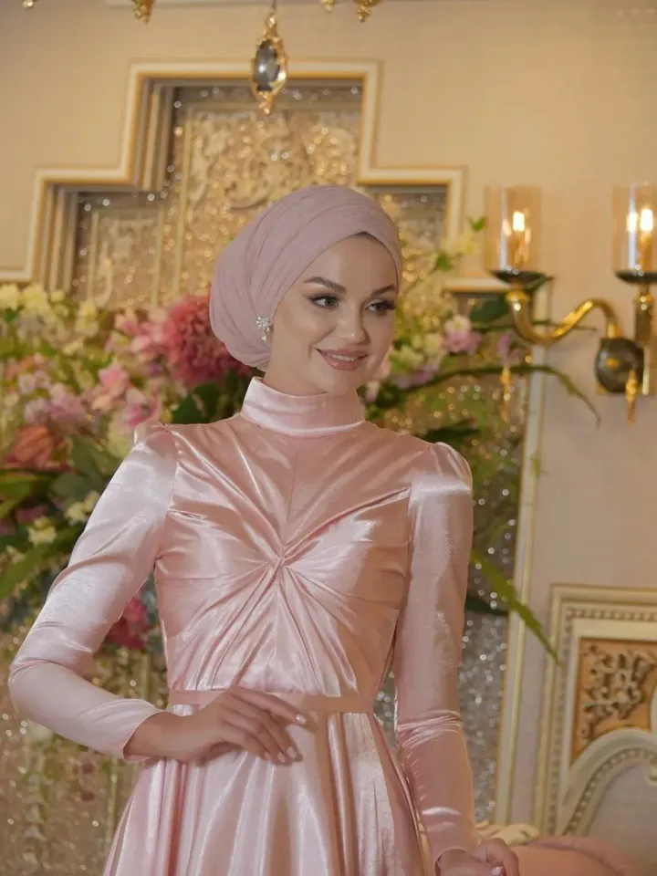 AHUNARE HIJAB - Wedding Dress, Muslim Evening Gown, Nikah, Islamic Wedding, Engagement, Bridesmaid