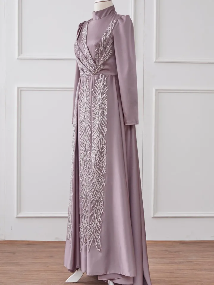 AHUNARE HIJAB - Wedding Dress, Muslim Evening Gown, Nikah, Islamic Wedding, Engagement, Bridesmaid