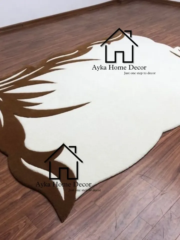 Ayka 100% Handmade Woolen Area Rug For Hall Kitchen Living Room Bed Room Dining Room Kids Room Carpet / Modern Rug / Hall Rug/Christmas Gift
