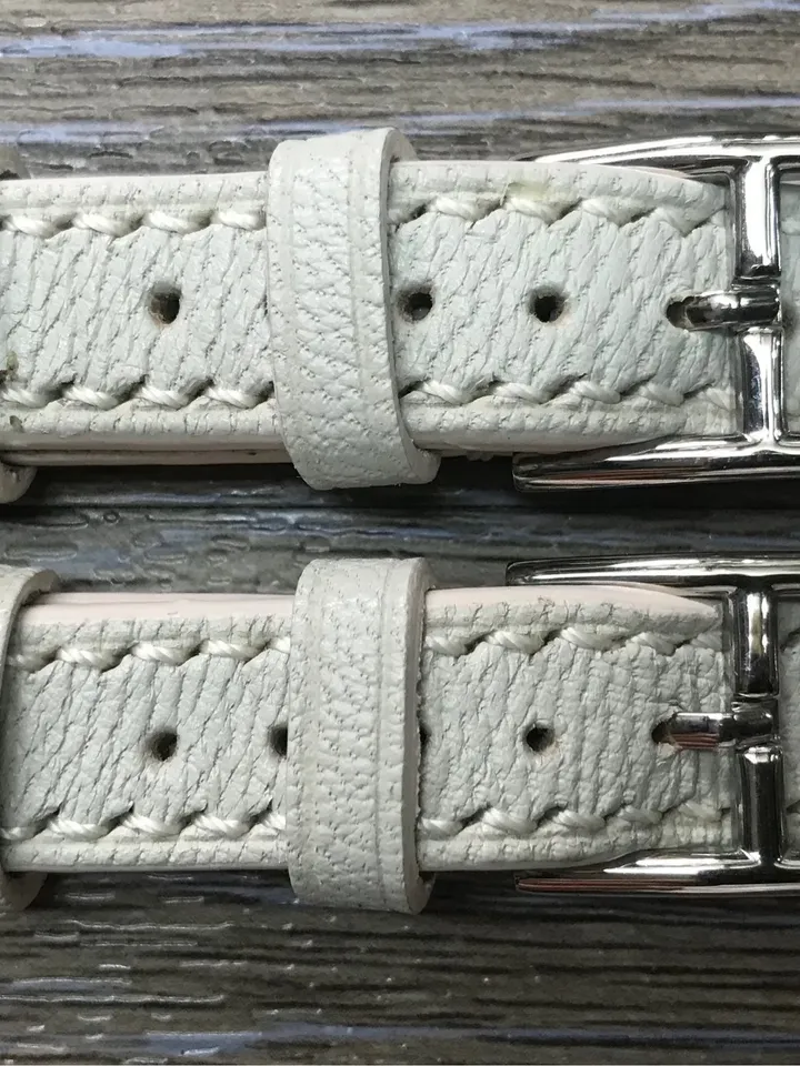 Apple Watch Band, Apple Watch Strap, Double Buckle Cuff Watch Band, Mother's Day Sale, FREE SHIPPING, Cream white, Apple Watch 38mm & 42mm
