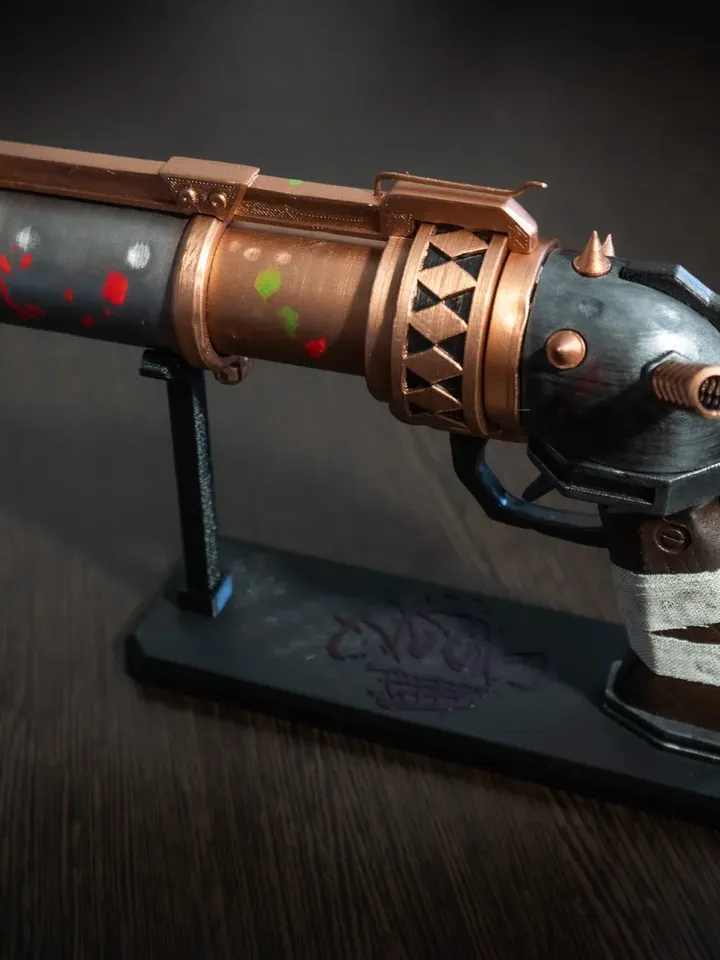 Jinx Gun Cosplay Prop – League of Legends Arcane Weapon