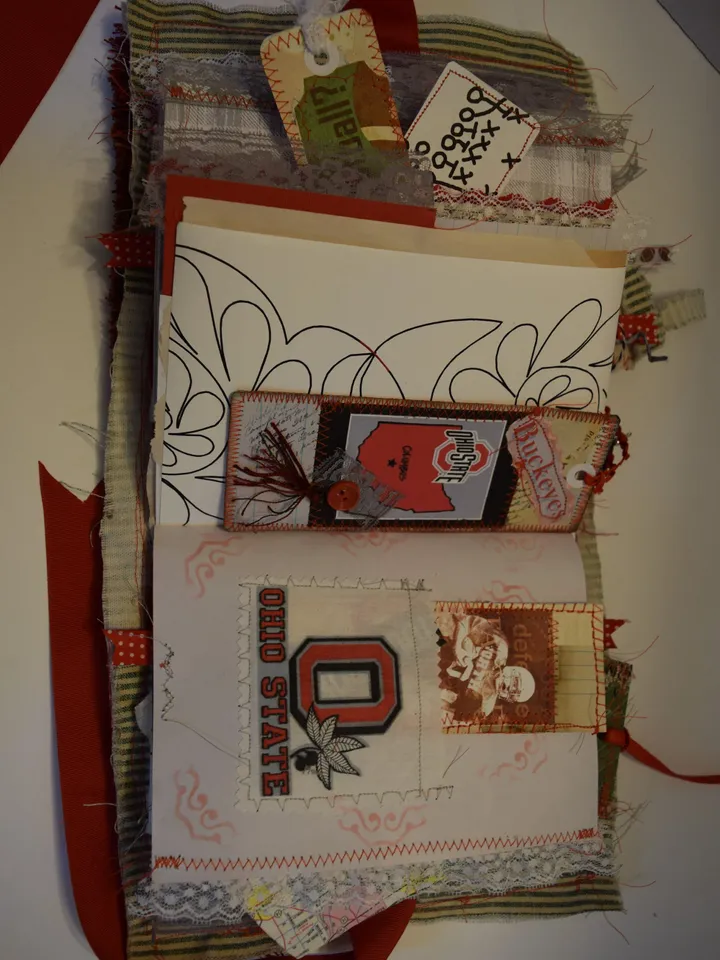 Handmade Junk Journal- Recycled Junk Journal-