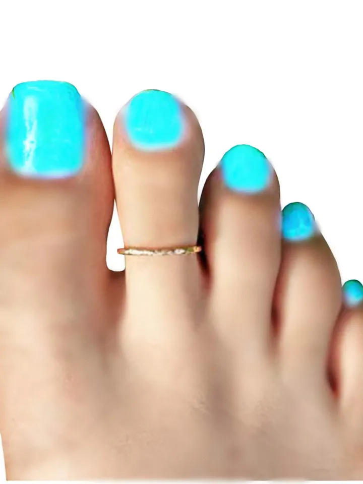 Adjustable Hawaiian Toe Ring, 14k Gold Filled Hawaiian Adjustable Open Toe Ring One Size Fits Most Toes, No pinch Gold Toe Ring for Women