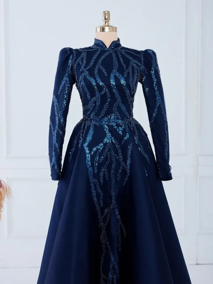 AHUNARE HIJAB - Bridesmaid Dress, Muslim Evening Dress, Nikah, Islamic Wedding, Engagement, Bridesmaid, , Prom Dresses, Long Dress,
