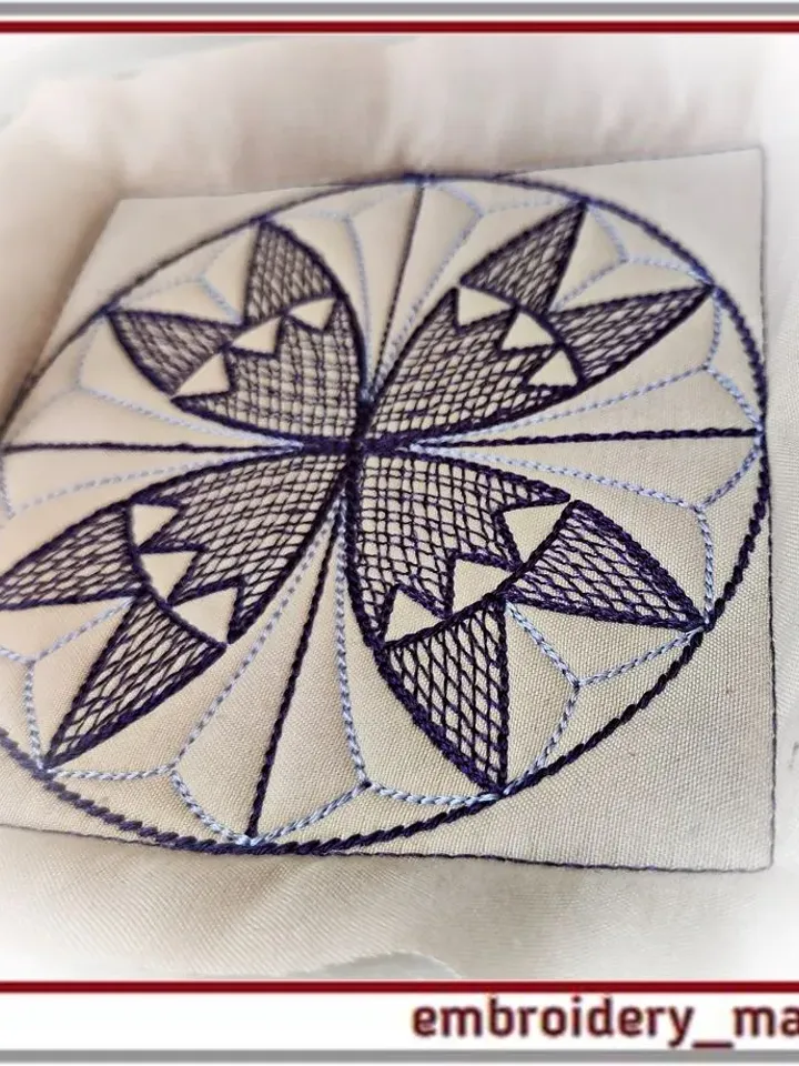 22 Quilt Block Machine Embroidery Designs - 6 Sizes