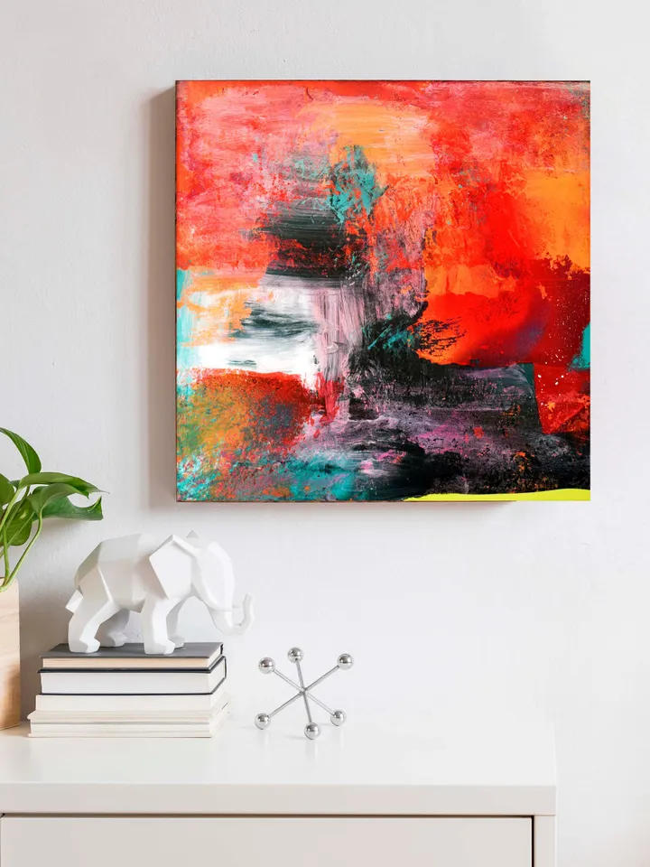 Small painting. Abstract Art. Abstract painting. Original artwork. Art gift. Metacrilato. Modern Art. Minimal  Art. Home Decor