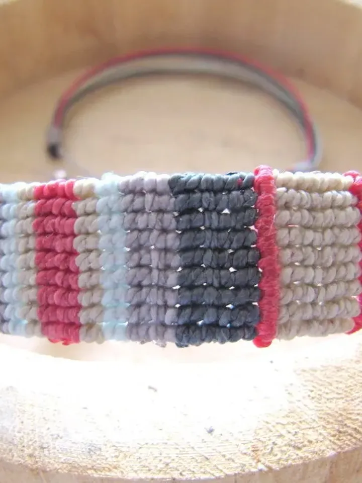Set 2xMacrame bracelets, knot bracelet, hippie bracelet, boho bracelet, macrame jewelry, women bracelet, unisex bracelet, gift