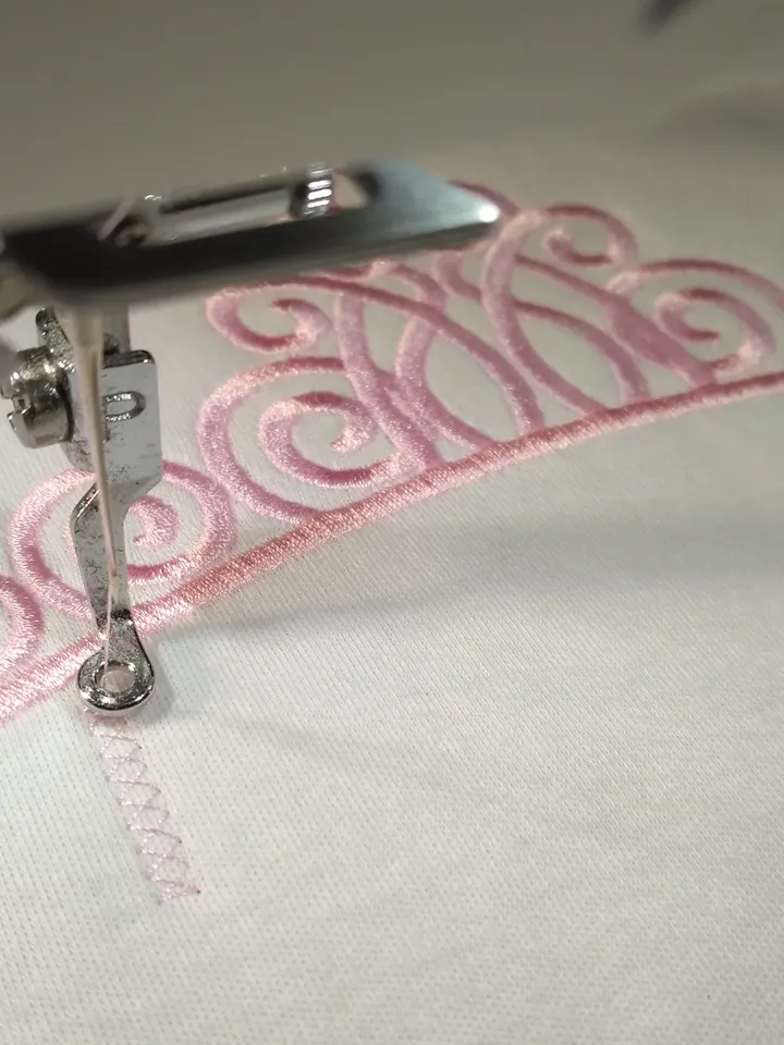 Crown Princess Tiara Girl Baby Design Applique for Machine Embroidery