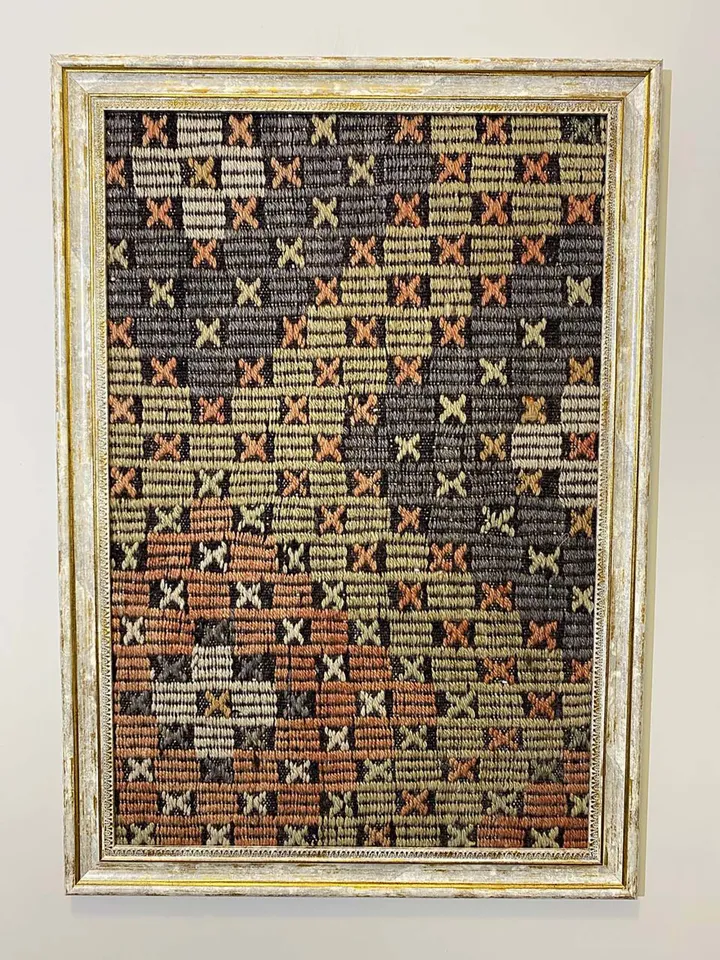 Hand-Woven Vintage Kilim Wall Hangings - Unique Home Decor - 50x70 cm - Boho Chic Woolen Art
