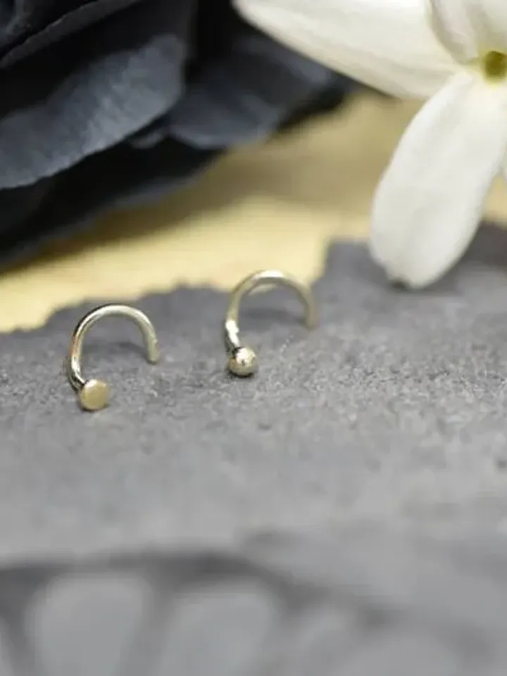 Solid 14K Gold Nose Stud