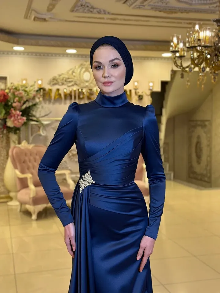 AHUNARE HIJAB - Wedding Dress, Muslim Evening Gown, Nikah, Islamic Wedding, Engagement, Bridesmaid