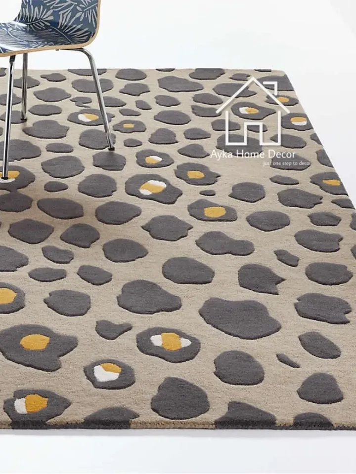 CHITA FLUERI 100% Woolen Area Rug For Hall Kitchen Living Room Bed Room Bath Room Dining Room Kids Room Carpet / Hall Rugs / Christmas Gift