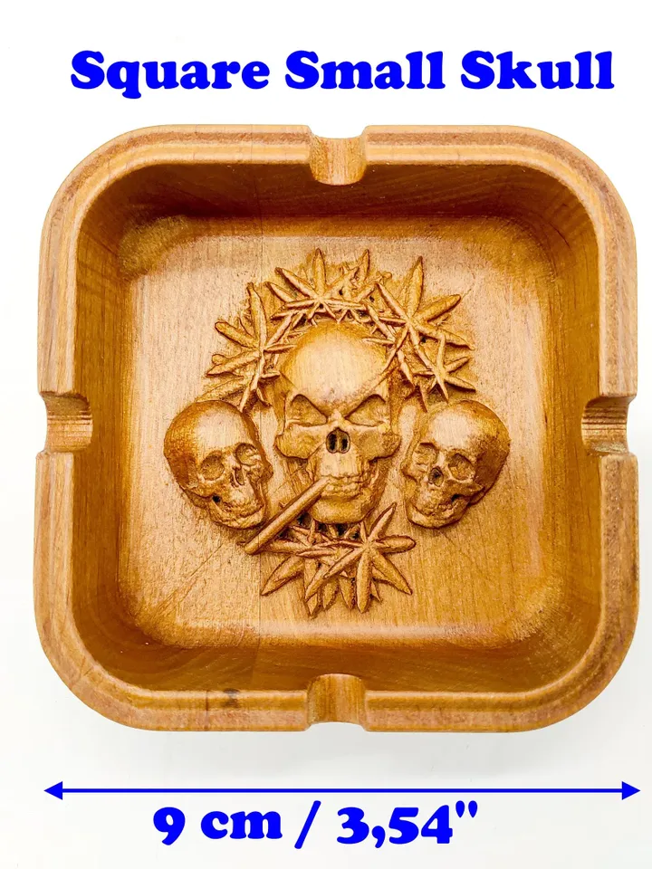 Ashtray Skull, Biker harley davidson Skull, American eagle, Motorcycle Wooden wall art, American Biker, Riding bike, Wall Wooden bike
