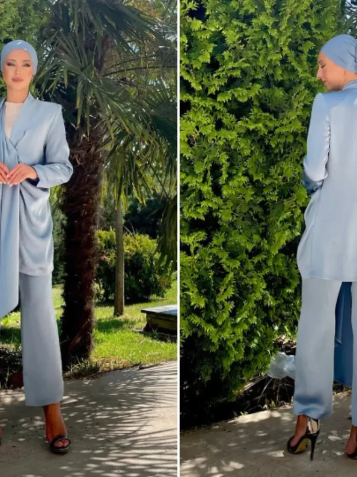 AHUNARE HIJAB - Wedding Dress, Muslim Evening Gown, Nikah, Islamic Wedding, Engagement, Bridesmaid,