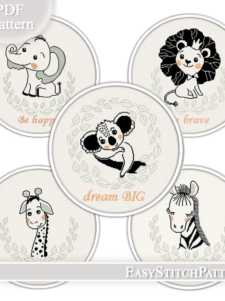 Be clever Cross Stitch Pattern. Nursery Cross Stitch. Funny Cross Stitch