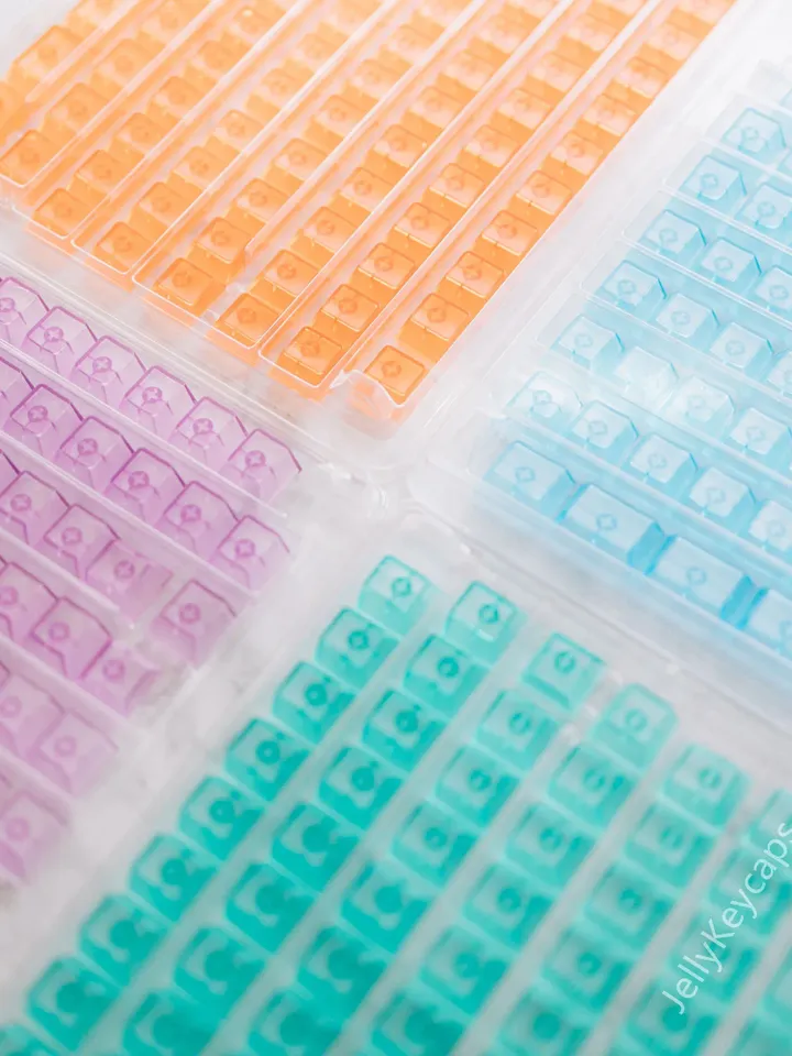 Clear keycaps Backlit keycaps Transparent keycaps 126 key Cherry keycaps ANSI ISO 80 60 65 75 keyboard