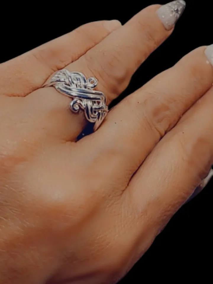 Sterling Silver Puzzle ring, Thumb Ring, Ring for Women, 6 piece puzzle ring, Puzzle ring for men or women sizes 5 6 7 8, 9 10 11 12