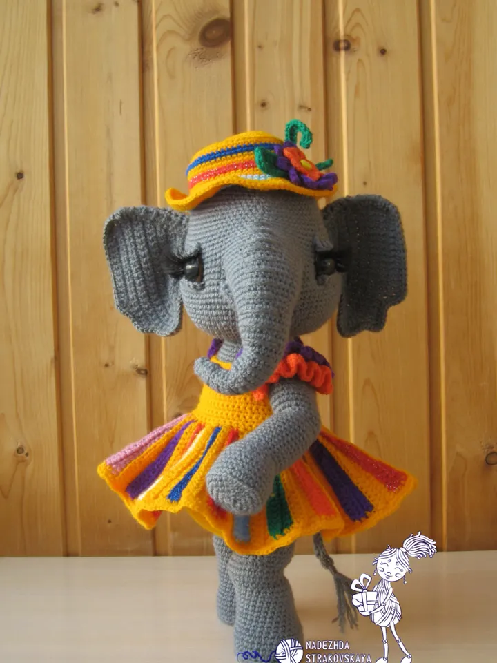 PATTERN: Elephant Martha crochet pattern*