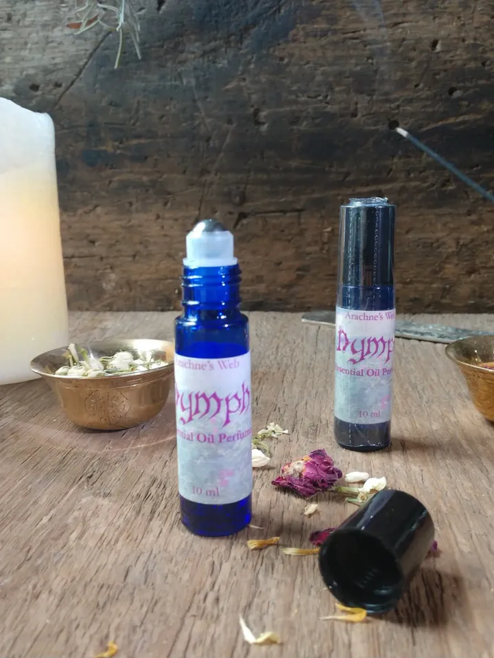Nymph Perfume, Essential Oil, Blended Essential Oil Perfume, Floral Scent, Witchy Perfume