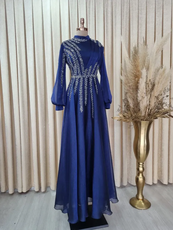 AHUNARE HIJAB - Wedding Dress, Muslim Evening Gown, Nikah, Islamic Wedding, Engagement, Bridesmaid