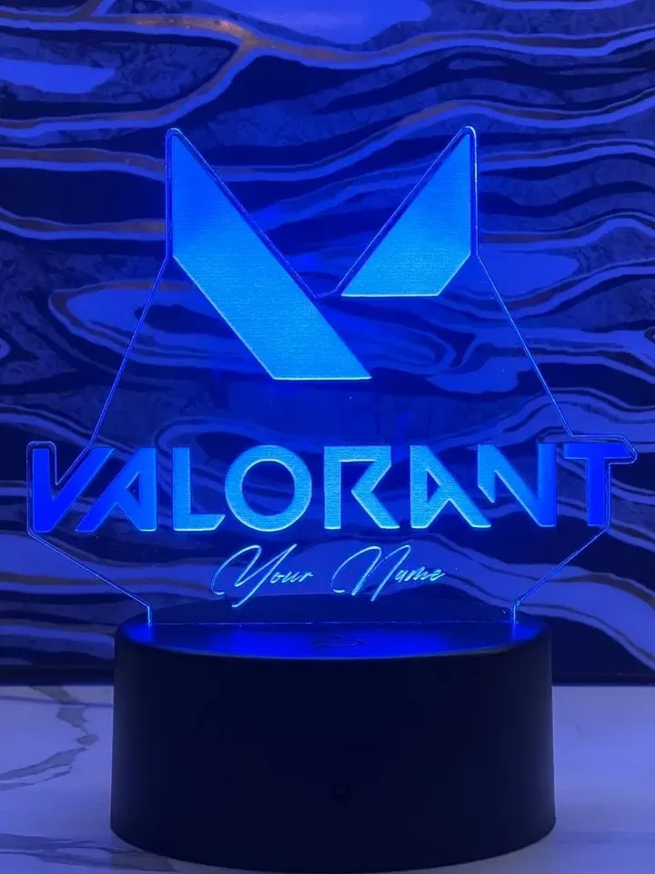 Valorant Custom Gamer Tag Home Decor Sign