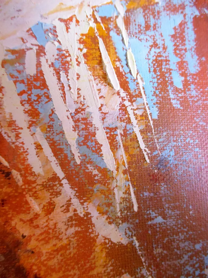 Rocky Mountains Painting ORIGINAL OIL PAINTING on Canvas, Landscape Painting Original Impressionist Art by "Walperion"