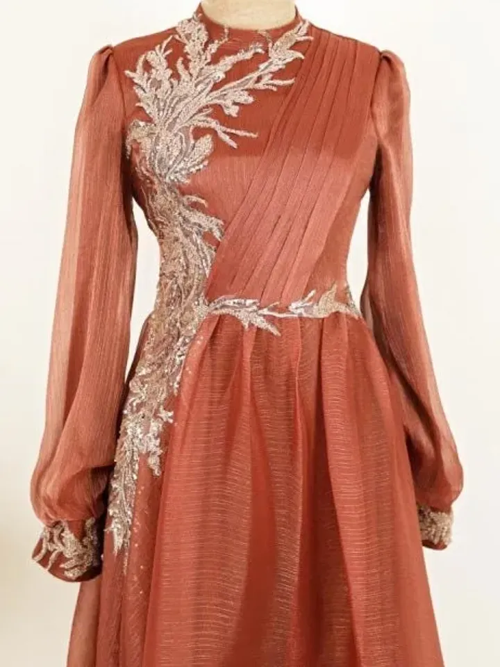 AHUNARE HIJAB - Wedding Dress, Muslim Evening Gown, Nikah, Islamic Wedding, Engagement, Bridesmaid