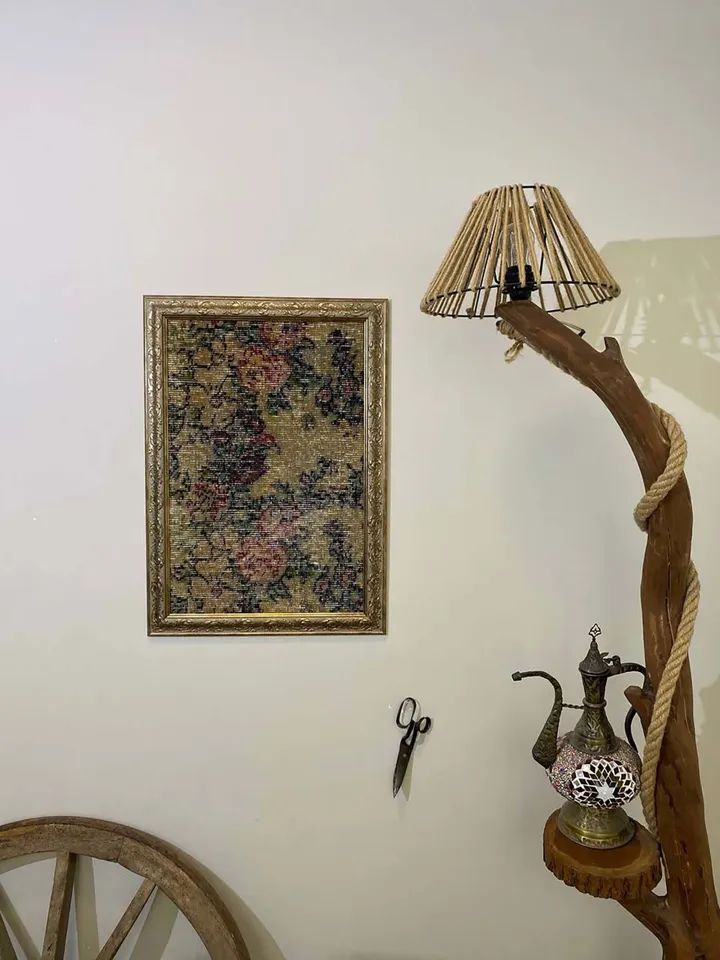 Hand-Woven Vintage Kilim Wall Hangings - Unique Home Decor - 50x70 cm - Boho Chic Woolen Art