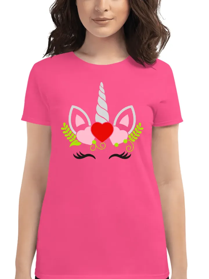 Valentine Unicorn Face with Hearts Unicorn Flover Love Unicorn digital design Cricut svg dxf eps png ipg pdf, cut file