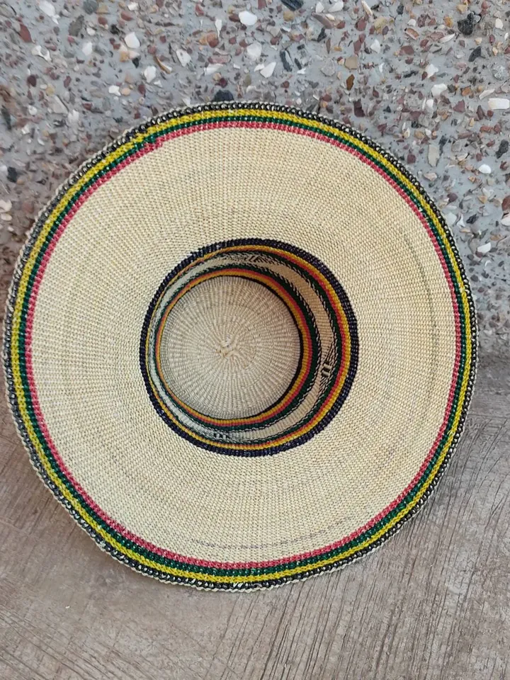 Vintage straw hat | Straw sun hat | Floppy beach hat | Bride hat