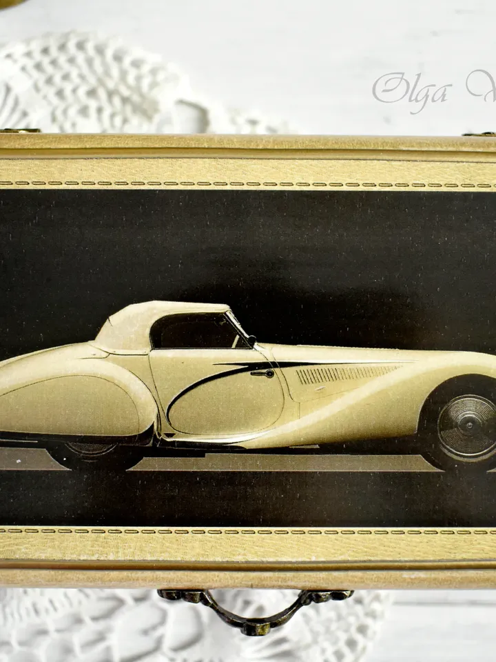 TALBOT banknote box made of solid casket for money or small items