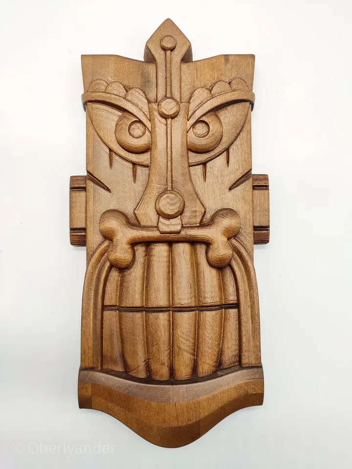 Hawaiian tiki mask, mask wood, African Wooden Tiki Mask, Wood decor, wall decor, wall panel, wooden wall panel, wooden mask, carved mask