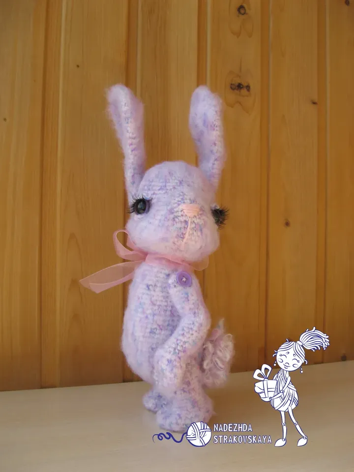 TUTORIAL: Lavender Bunny, detailed crochet pattern*