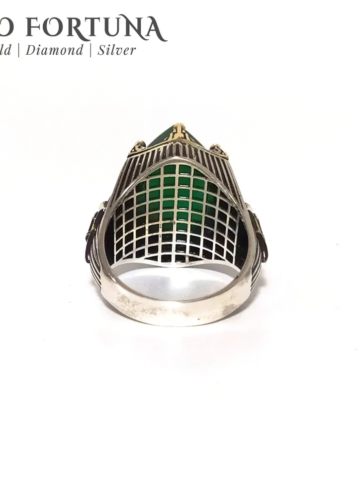 Mens Handmade Ring, Turkish Handmade Silver Men Ring, Ottoman Mens Ring, Man Ring, Gift for Him, 925k Sterling Silver Ring
