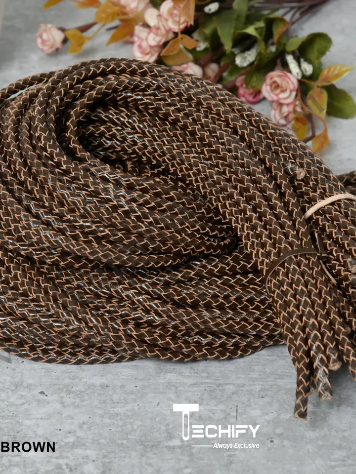 Handmade Leather Cord for Crafting and Jewelry Making