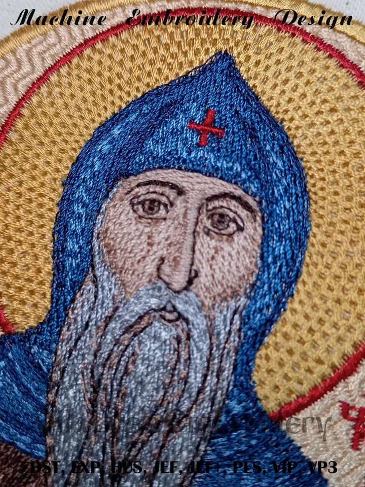 Saint Simeon embroidery design