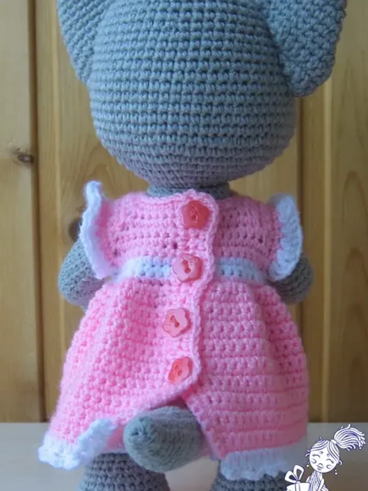 TUTORIAL Clothes for bunny and kitty 2 in 1 crochet patterns*
