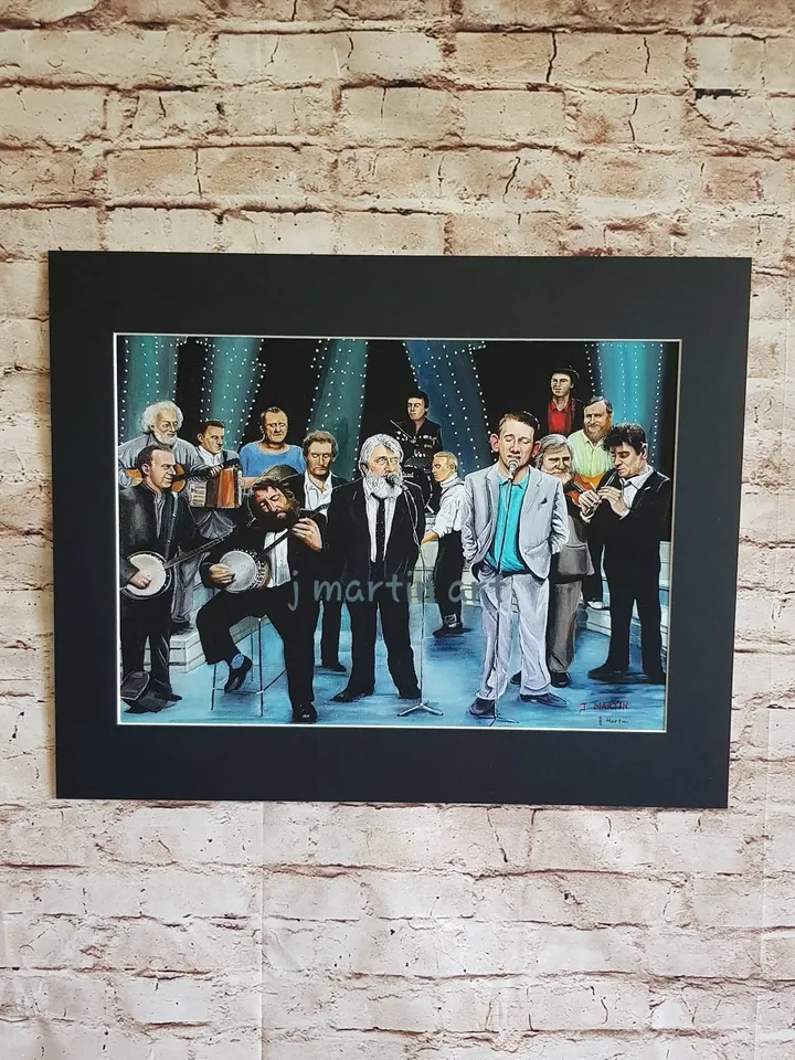 The Dubliners & The Pogues, Irish Music, Shane MacGowan, Ronnie Drew, unframed, unmounted