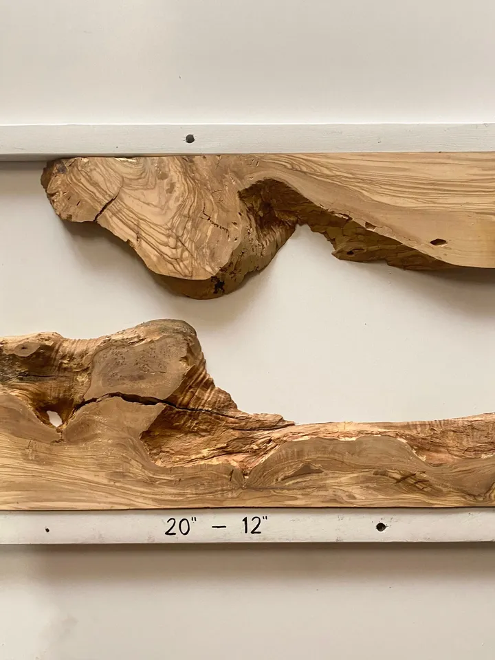 Olive Wood Cookies, Epoxy Resin Wood, Live Edge Wood Slab, Raw Edge Wood Slab, READY TO SHIP