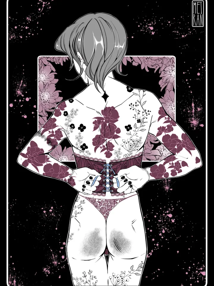 Marks | KiNKtober Boyslove 2020 Druck/Poster Matt | A4 Größe (210 x 297mm, 8,3 x 11,7 Zoll) | Yaoi | Yaoiart