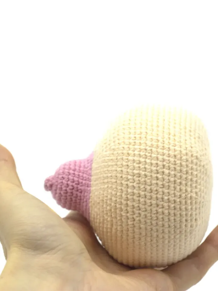 Breast model crochet pattern, breastfeeding teaching tools, breastfeeding demonstration breast, pdf download, boobs